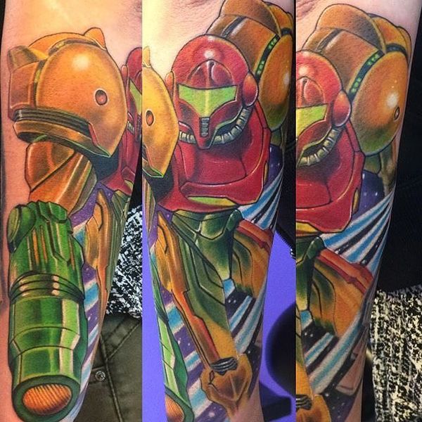 30 Metroid Tattoos - The Body is a Canvas #Metroid #tattoos #tattooideas