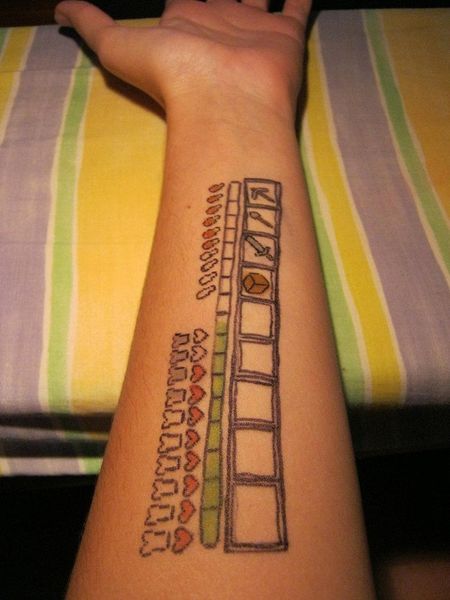 minecraft sideblog  Sophie got a tattoo in honour of Techno Image