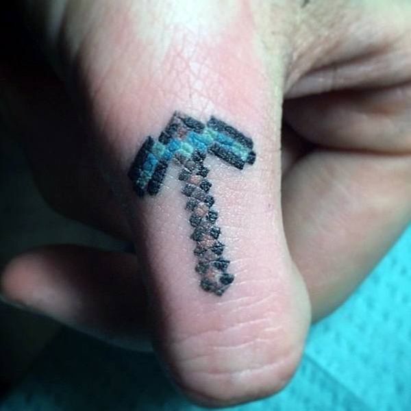 22 Minecraft Tattoos - The Body is a Canvas #Minecraft #tattoos #tattooideas