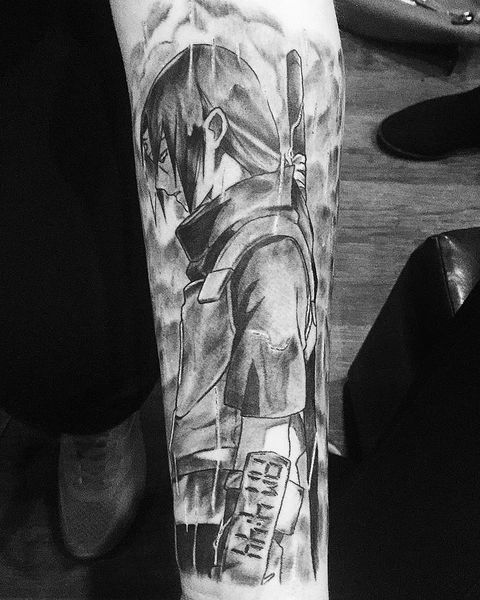 naruto tattoo designs black and white