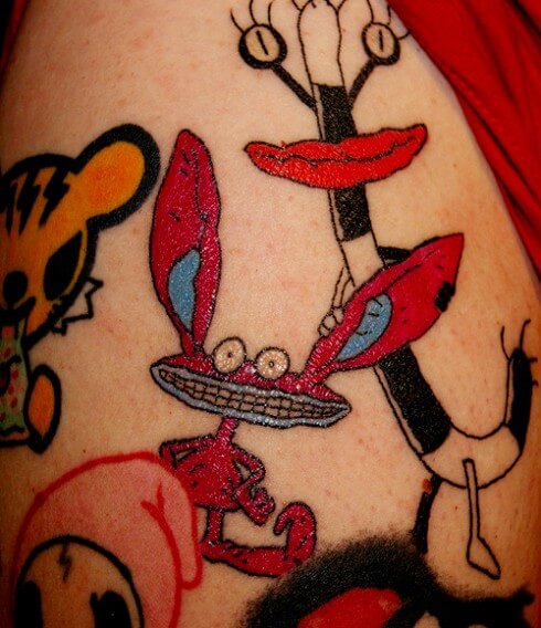 16 Old School Nickelodeon Tattoos - The Body is a Canvas #nickelodeon #tattoos #tattooideas