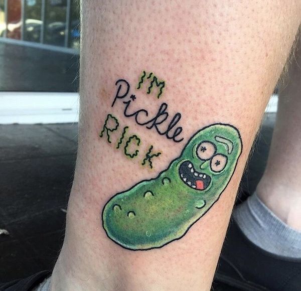 23 Rick and Morty Tattoos - The Body is a Canvas #RickAndMorty #tattoos #tattooideas