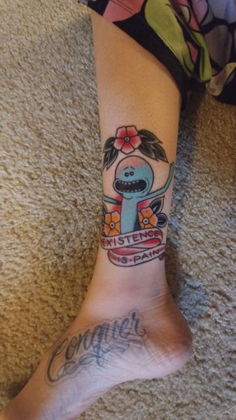 23 Rick and Morty Tattoos - The Body is a Canvas #RickAndMorty #tattoos #tattooideas