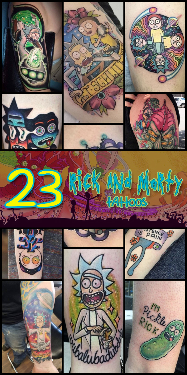 23 Rick and Morty Tattoos  LaptrinhX  News