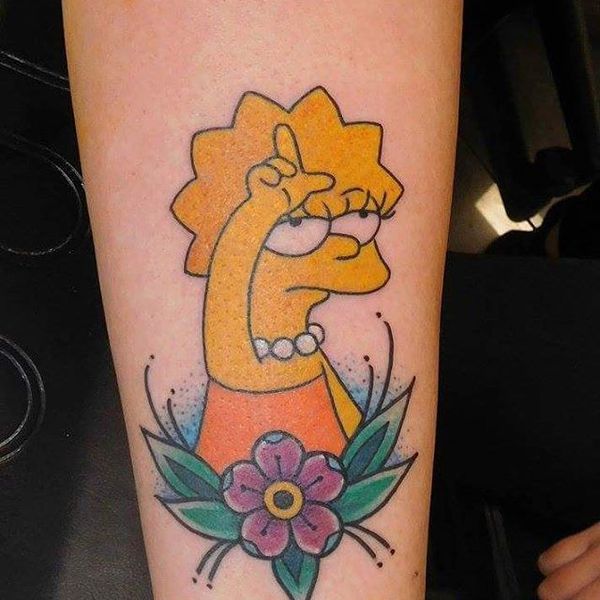 25 Simpsons Tattoos - The Body is a Canvas #Simpsons #tattoos #tattooideas