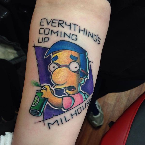 25 Simpsons Tattoos - The Body is a Canvas #Simpsons #tattoos #tattooideas
