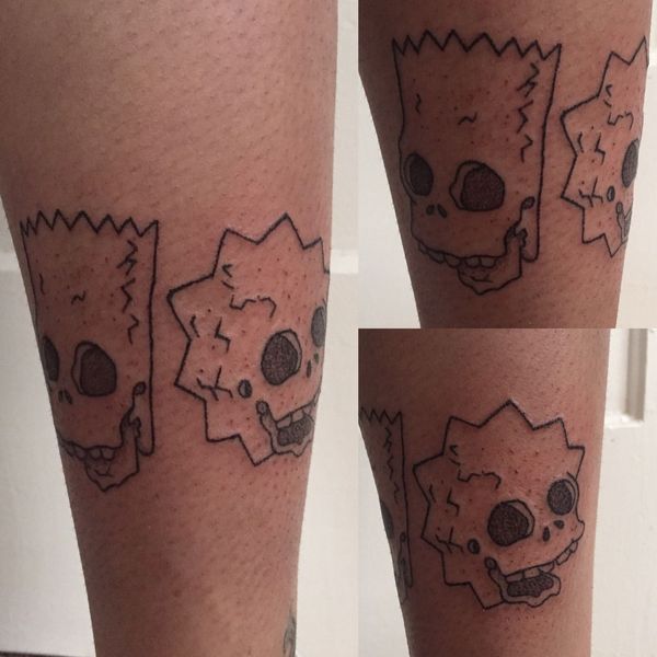 25 Simpsons Tattoos - The Body is a Canvas #Simpsons #tattoos #tattooideas