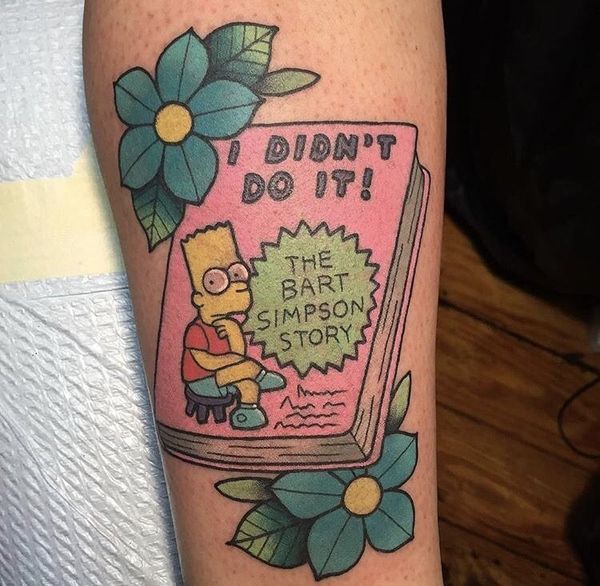 25 Simpsons Tattoos - The Body is a Canvas #Simpsons #tattoos #tattooideas