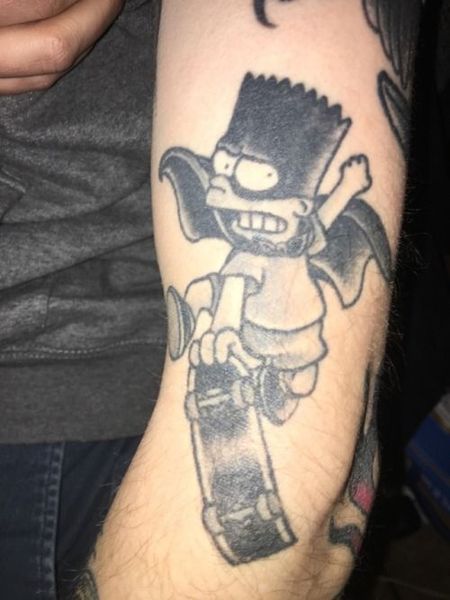 25 Simpsons Tattoos - The Body is a Canvas #Simpsons #tattoos #tattooideas