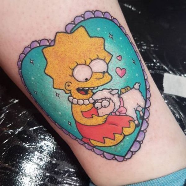 25 Simpsons Tattoos - The Body is a Canvas #Simpsons #tattoos #tattooideas