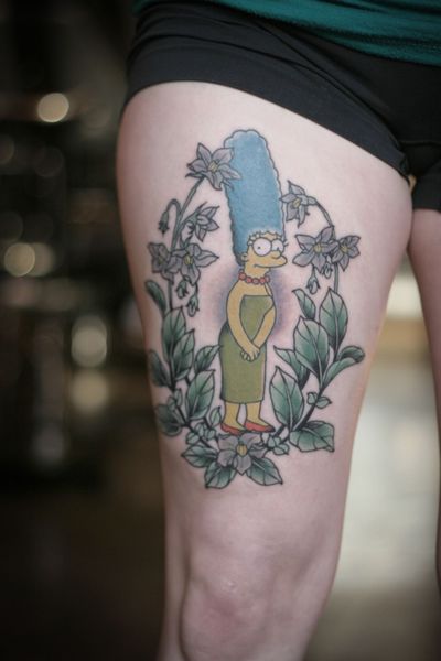 25 Simpsons Tattoos - The Body is a Canvas #Simpsons #tattoos #tattooideas