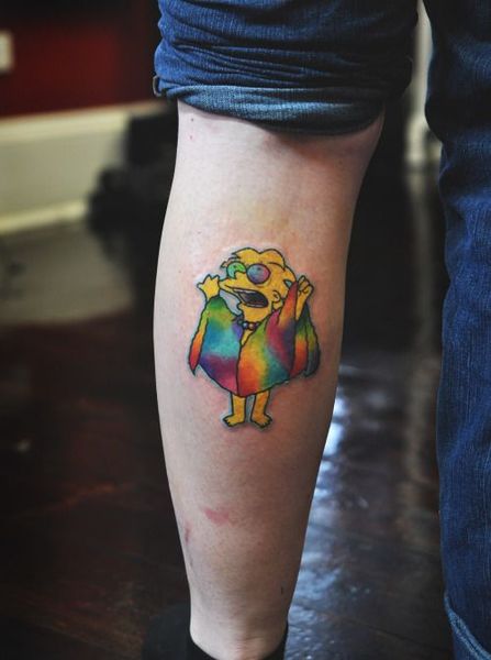 25 Simpsons Tattoos - The Body is a Canvas #Simpsons #tattoos #tattooideas