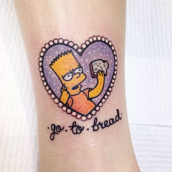 25 Simpsons Tattoos - The Body is a Canvas #Simpsons #tattoos #tattooideas