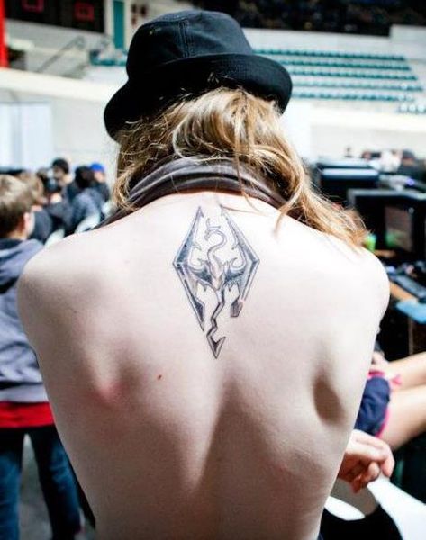 17 Skyrim Tattoos - The Body is a Canvas #Skyrim #tattoos #tattooideas