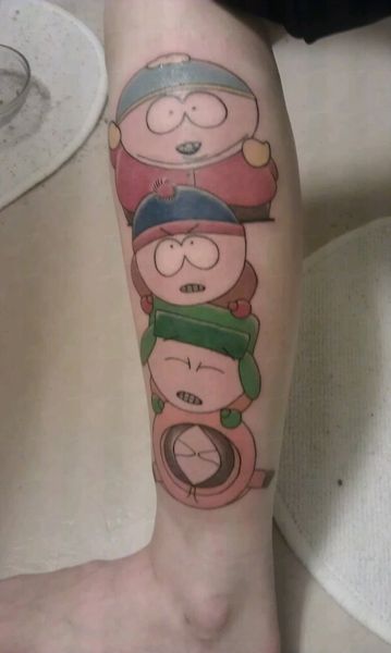 30 South Park Tattoos - The Body is a Canvas #SouthPark #tattoos #tatooideas