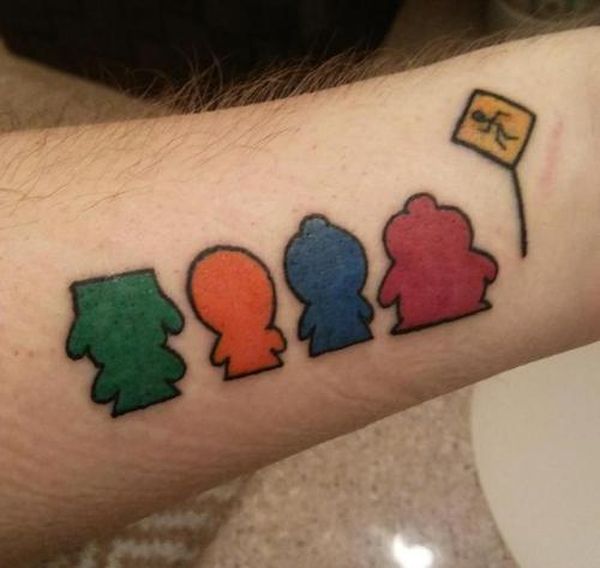 South Park Sleeve tattoo