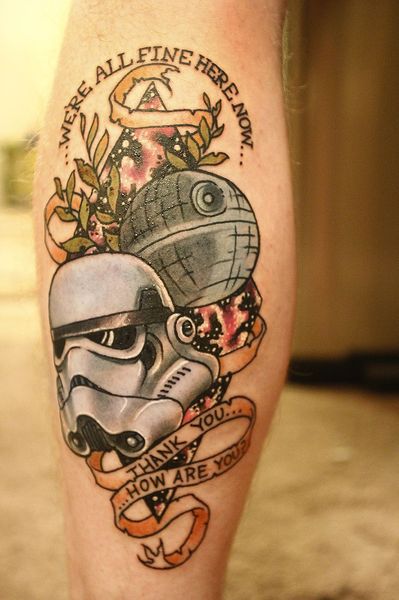 23 Star Wars Tattoos - The Body is a Canvas #StarWars #tattoos #tattooideas