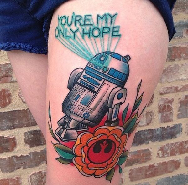 23 Star Wars Tattoos - The Body is a Canvas #StarWars #tattoos #tattooideas