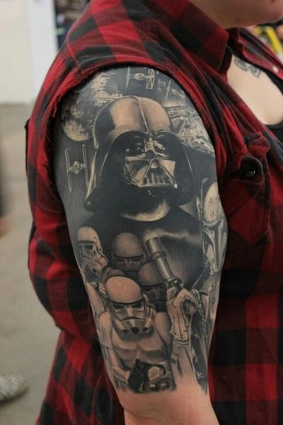 23 Star Wars Tattoos - The Body is a Canvas #StarWars #tattoos #tattooideas