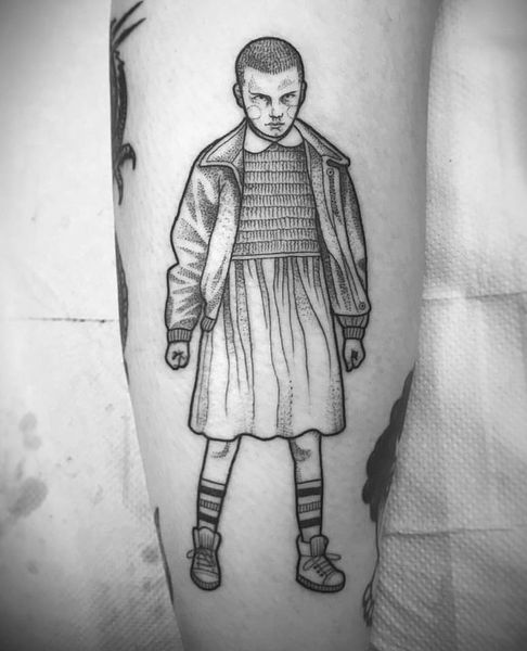 18 Stranger Things Tattoos - The Body is a Canvas #StrangerThings #tattoos #tattooideas