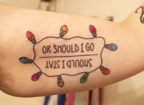 18 Stranger Things Tattoos - The Body is a Canvas #StrangerThings #tattoos #tattooideas