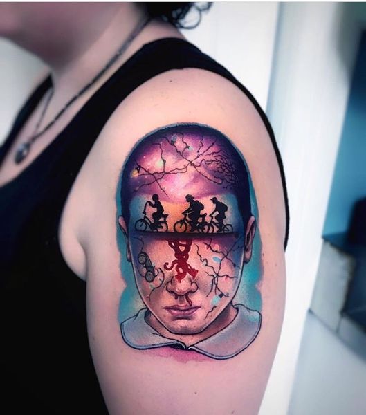 18 Stranger Things Tattoos - The Body is a Canvas #StrangerThings #tattoos #tattooideas