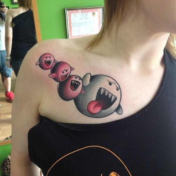 22 Super Mario Tattoos - The Body is a Canvas #SuperMario #tattoos #tattooideas