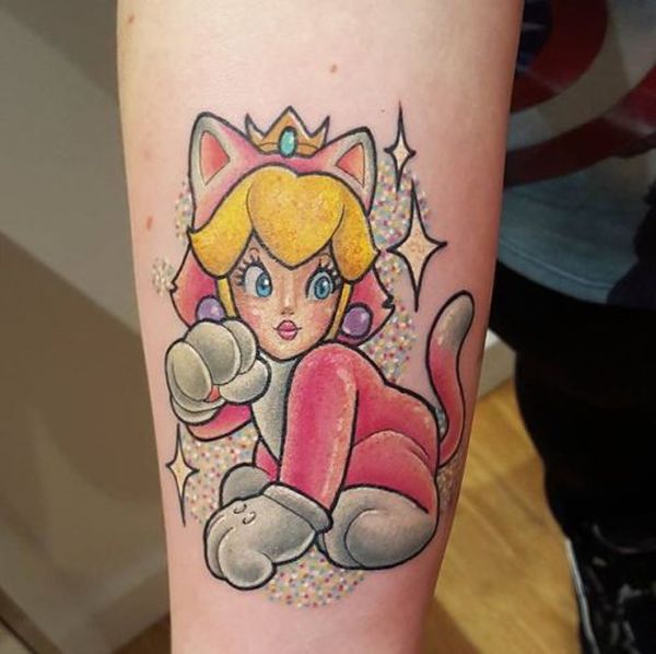 22 Super Mario Tattoos - The Body is a Canvas #SuperMario #tattoos #tattooideas