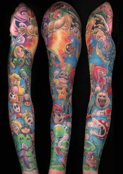 22 Super Mario Tattoos - The Body is a Canvas #SuperMario #tattoos #tattooideas