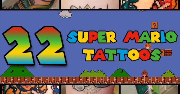 Super Mario Half Sleeve Tattoo pics  Global Geek News