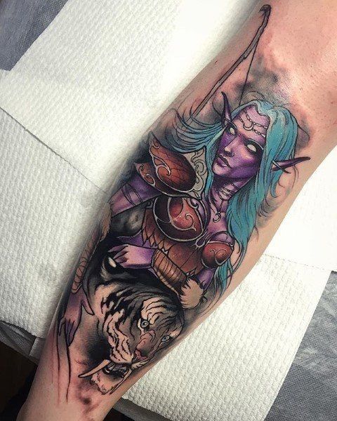 30 World of Warcraft Tattoos - The Body is a Canvas #WorldOfWarcraft #WoW #tattoos #tattooideas