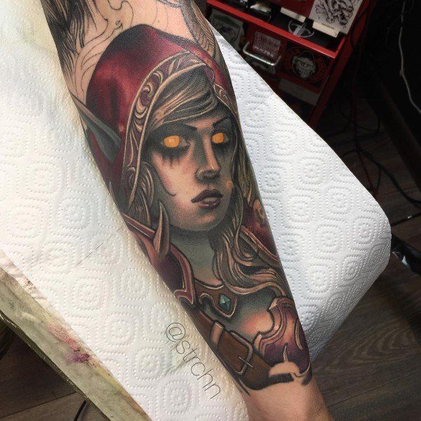 30 World of Warcraft Tattoos - The Body is a Canvas #WorldOfWarcraft #WoW #tattoos #tattooideas