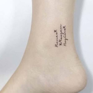 100 Ankle Tattoo Ideas for Men and Women - The Body is a Canvas